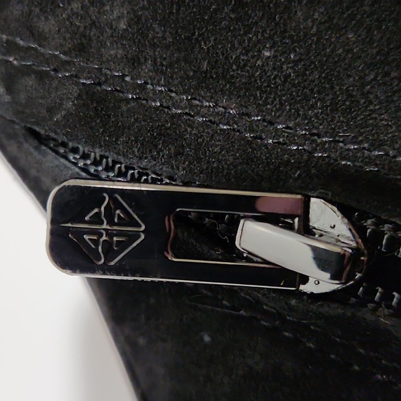 Antonio Melani Kylan Suede Leather Rabbit Fur Dress Booties - Picture 10 of 10